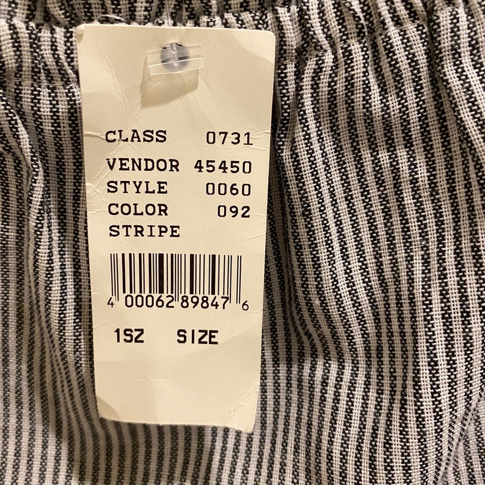 Brandy Melville Off the Shoulder Top Blue Striped - Picture 6 of 10